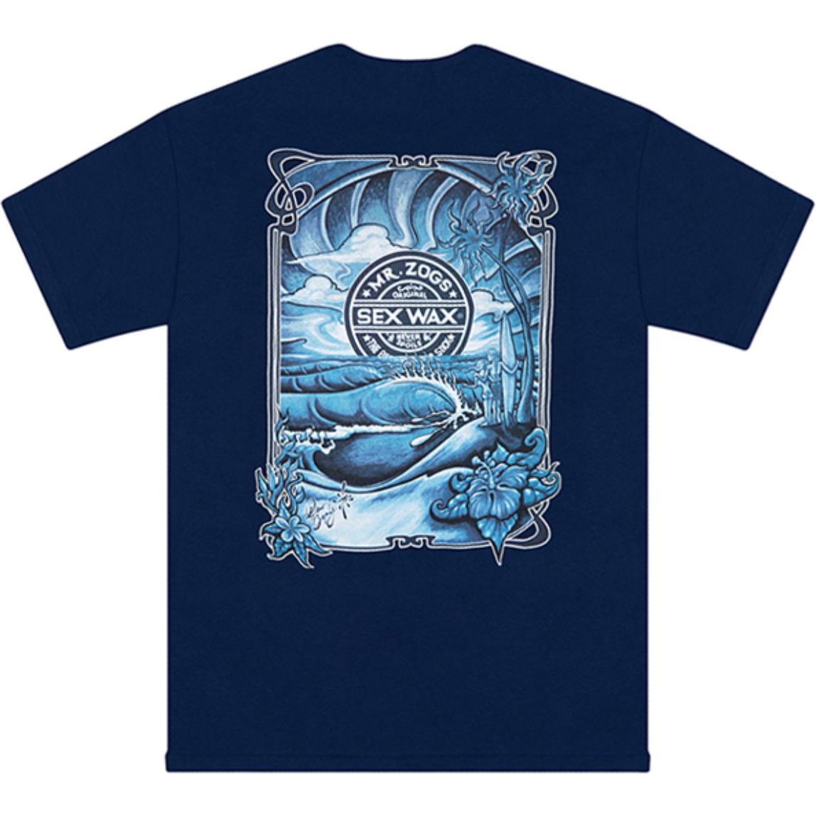 2026 Sex Wax Sunrise Tee SWSTNA Navy